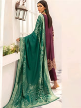 Load image into Gallery viewer, Johra Nafees Embroidered Marina Peach Winter Collection JR 625
