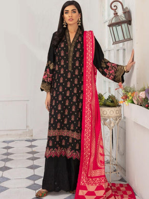 Johra Nafees Embroidered Marina Peach Winter Collection JR 630