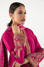 Load image into Gallery viewer, Khaadi 3pc Unstitched Dyed Embroidered Dobby Suit (BDO22207)
