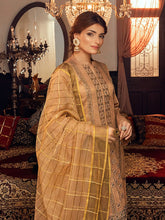 Load image into Gallery viewer, Saba-e-Gul - 3pc Unstitched - Embroidered Jacquard Luxury Banarsi Viscose Suit (WK-00867)
