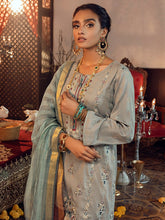 Load image into Gallery viewer, Salitex - Durefisha-e-Gul - 3pc Unstitched - Embroidered Jacquard Luxury Banarsi Winter Viscose Suit (WK-00878)
