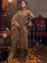 Load image into Gallery viewer, Zarfasha-e-Gul - 3pc Unstitched - Embroidered Jacquard Luxury Banarsi Viscose Suit (WK-00874)

