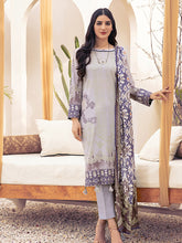 Load image into Gallery viewer, Salitex Inaya 3pc Unstitched - Printed Lawn Shirt &amp; Dupatta With Dyed Cambric Trouser (IP-00093AUT)
