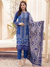 Load image into Gallery viewer, Salitex Inaya 3pc Unstitched - Printed Lawn Shirt &amp; Dupatta With Dyed Cambric Trouser (IP-00093BUT)
