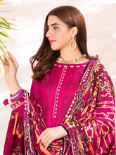 Load image into Gallery viewer, Salitex Inaya 3pc Unstitched - Printed Lawn Shirt &amp; Dupatta With Dyed Cambric Trouser (IP-00094AUT)
