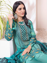 Load image into Gallery viewer, Salitex Inaya 3pc Unstitched - Printed Lawn Shirt &amp; Dupatta With Dyed Cambric Trouser (IP-00096BUT)
