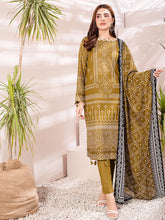Load image into Gallery viewer, Salitex Inaya 3pc Unstitched - Printed Lawn Shirt &amp; Dupatta With Dyed Cambric Trouser (IP-00097BUT)
