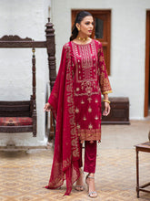 Load image into Gallery viewer, Salitex Oznur 3pc Unstitched Heavy Embroidered Luxury Lawn Suit WK-00972UT
