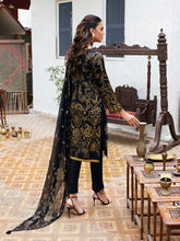Load image into Gallery viewer, Salitex Oznur 3pc Unstitched Heavy Embroidered Luxury Lawn Suit WK-00977UT
