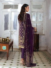 Load image into Gallery viewer, Salitex Oznur 3pc Unstitched Heavy Embroidered Luxury Lawn Suit WK-00980UT
