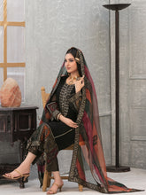 Load image into Gallery viewer, SARAAB 3pc Unstitched Aari Embroidered Fancy Chiffon Suiting D2002
