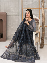 Load image into Gallery viewer, SARAAB 3pc Unstitched Aari Embroidered Fancy Chiffon Suiting D2004
