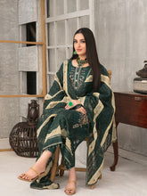 Load image into Gallery viewer, SARAAB 3pc Unstitched Aari Embroidered Fancy Chiffon Suiting D2006
