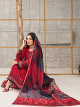 Load image into Gallery viewer, SARAAB 3pc Unstitched Aari Embroidered Fancy Chiffon Suiting D2007
