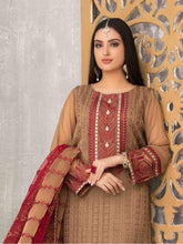 Load image into Gallery viewer, SARAAB 3pc Unstitched Aari Embroidered Fancy Chiffon Suiting D2010
