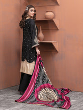 Load image into Gallery viewer, Elana By Tawakkal 3pc Unstitched Embroidered Digital Printed Linen Suit D 6301
