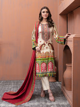 Load image into Gallery viewer, Elana By Tawakkal 3pc Unstitched Embroidered Digital Printed Linen Suiting D 6309
