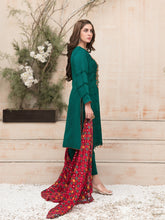 Load image into Gallery viewer, FARA BY TAWAKKAL 3pc Unstitched Viscose Schiffli Embroidered Suit D6356
