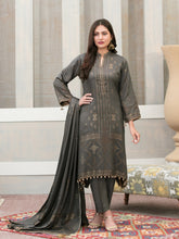 Load image into Gallery viewer, SELENA BY TAWAKKAL 3pc Unstitched Dual Color Broshia Banarsi Viscose Suit D6451
