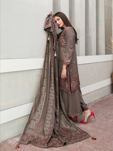 Load image into Gallery viewer, SELENA BY TAWAKKAL 3pc Unstitched Dual Color Broshia Banarsi Viscose Suit D6455
