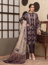 Load image into Gallery viewer, TAWAKKAL ESTERA 3pc Unstitched Dual Color Broshia Banarsi Viscose Suit D6294
