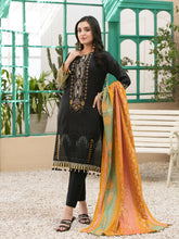 Load image into Gallery viewer, Tawakkal Fayona 3pc Unstitched Embroidered And Digital Printed Lawn Suit D6521A
