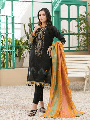Tawakkal Fayona 3pc Unstitched Embroidered And Digital Printed Lawn Suit D6521A