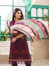 Load image into Gallery viewer, Tawakkal Fayona 3pc Unstitched Embroidered And Digital Printed Lawn Suit D6521B
