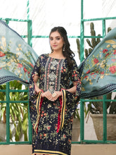 Load image into Gallery viewer, Tawakkal Fayona 3pc Unstitched Embroidered And Digital Printed Lawn Suit D6525A
