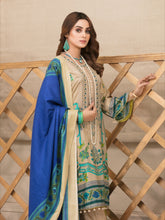 Load image into Gallery viewer, SERAFINA 3pc Unstitched Embroidered Digital Printed Linen Suiting D-6271
