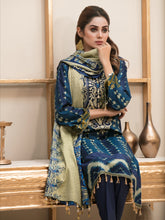 Load image into Gallery viewer, SERAFINA 3pc Unstitched Embroidered Digital Printed Linen Suiting D-6276
