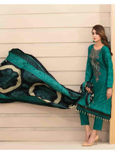 Load image into Gallery viewer, SERAFINA 3pc Unstitched Embroidered Digital Printed Linen Suiting D-6277

