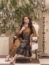 Load image into Gallery viewer, TANAZ 3pc Unstitched Broshia Banarsi Linen Suit D6375
