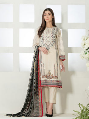 Tawakkal Titania 3pc Unstitched Embroidered And Digital Printed Lawn Suit D7088