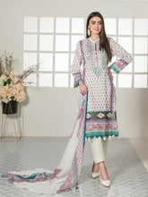 Load image into Gallery viewer, Tawakkal Titania 3pc Unstitched Embroidered And Digital Printed Lawn Suit D7095

