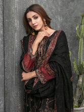 Load image into Gallery viewer, Tawakkal Mahpara 3pc Unstitched Aari Embroidered Fancy Lawn Suit D1644
