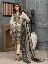 Load image into Gallery viewer, Tawakkal Mahpara 3pc Unstitched Aari Embroidered Fancy Lawn Suit D1645
