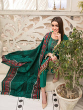 Load image into Gallery viewer, Tawakkal Mahru 3pc Unstitched Embroidered And Digital Printed Lawn Suit D6588
