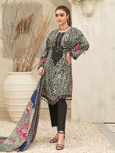 Load image into Gallery viewer, Tawakkal Mahru 3pc Unstitched Embroidered And Digital Printed Lawn Suit D6590
