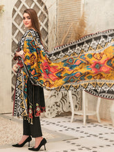 Load image into Gallery viewer, Tawakkal Mahru 3pc Unstitched Embroidered And Digital Printed Lawn Suit D6593
