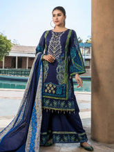Load image into Gallery viewer, Tawakkal Naazli 3pc Unstitched Embroidered And Digital Printed Lawn Suit D6785
