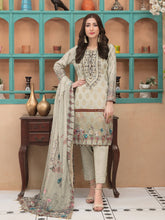 Load image into Gallery viewer, Tawakkal Shahnoor 3pc Unstitched Embroidered And Digital Printed Banarsi Lawn Suit D1786
