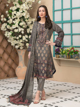 Load image into Gallery viewer, Tawakkal Shahnoor 3pc Unstitched Embroidered And Digital Printed Banarsi Lawn Suit D1787
