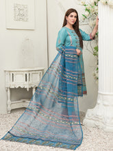 Load image into Gallery viewer, Tawakkal Sharleez 3pc Unstitched Luxury Embroidered Festive Lawn Suit D6769
