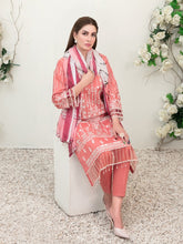 Load image into Gallery viewer, Tawakkal Sharleez 3pc Unstitched Luxury Embroidered Festive Lawn Suit D6772
