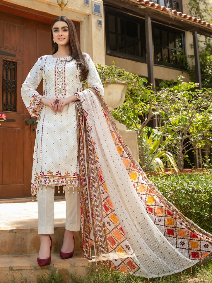 Tawakkal Sophia 3pc Unstitched Embroidered And Digital Printed Lawn Suit D6986 