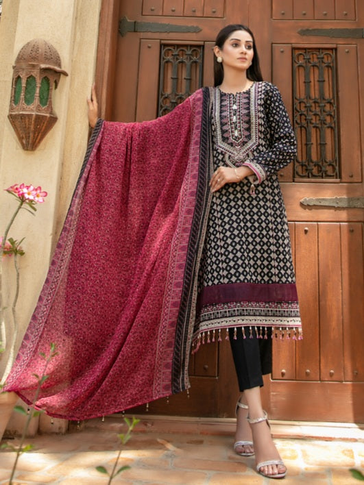 Tawakkal Sophia 3pc Unstitched Embroidered And Digital Printed Lawn Suit D6991