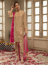 Load image into Gallery viewer, Luxury Chiffon 3 pc Unstitched Heavy Embroidered Chiffon Suiting

