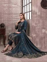 Load image into Gallery viewer, VERA BY TAWAKKAL 3pc Unstitched Dual Color Broshia Banarsi Viscose Suit D6427
