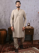 Load image into Gallery viewer, Unstitched Wash &amp; Wear Kameez Shalwar for Men - UM22MN-206 Beige
